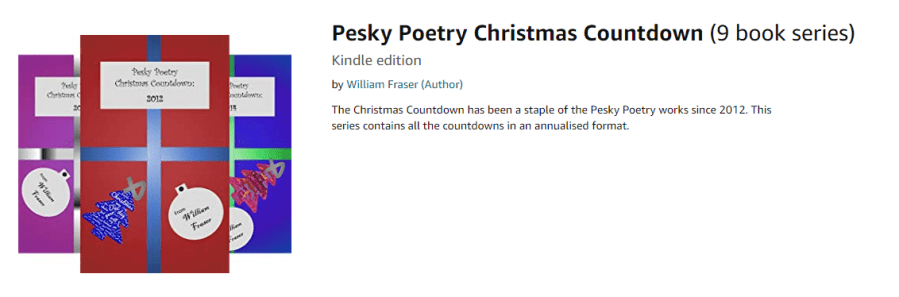 9 Book Series of Christmas Poetry