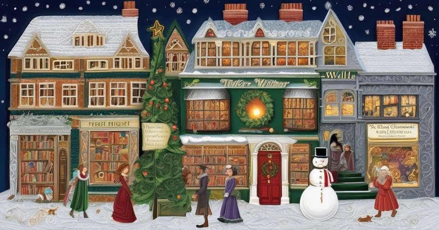 Writers of Christmas Past AI Generated